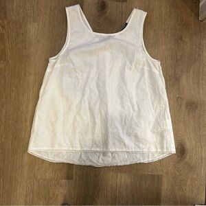 Denver Hayes Cream Sleeveless Top